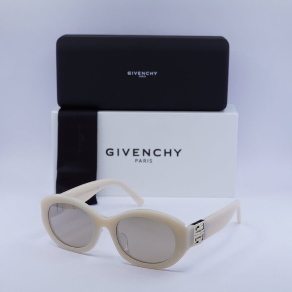 🕶️ New Givenchy GV40091F 25G Sunglasses - Shiny Ivory Frame - Picture 8 of 8